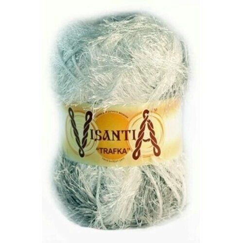 Пряжа Visantia Trafka melange бледно-голубой-серо-голубой 8630 100полиэстер 150м 100г 2шт 418₽