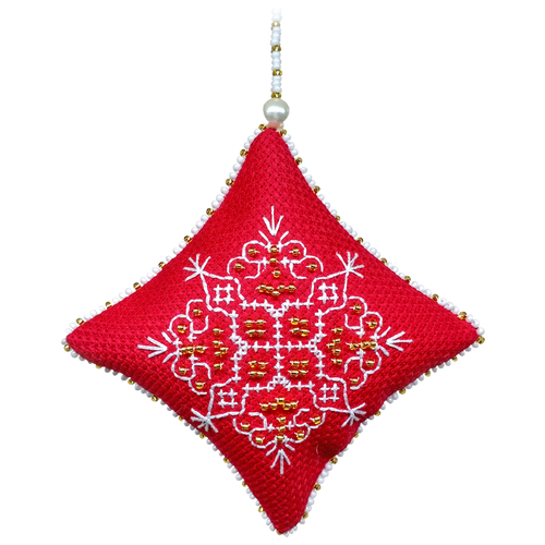 фото Zengana набор для вышивания бисером и нитками фантазия 8 х 8 см (м-074)