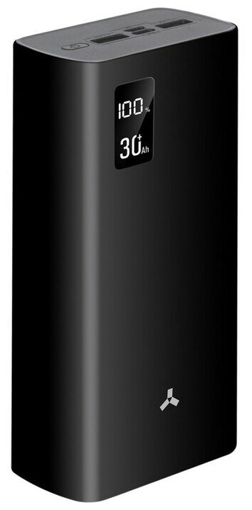Внешний аккумулятор Accesstyle Bison 30PQD, 30000мАч, 2USB/USB-C, 3А, быстрая зарядка, черный