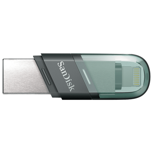 Флеш накопитель 64GB SanDisk iXpand Flip USB3.1/Lightning Mint Green