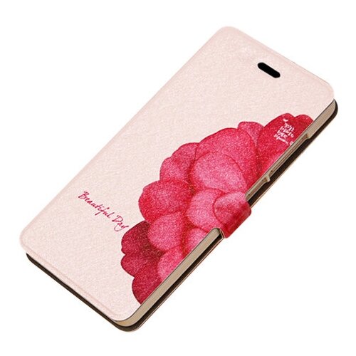 фото Чехол-книжка mypads для zte axon 7/ axon 2 (a2017g) с безумно красивым рисунком (тематика алый цветок)