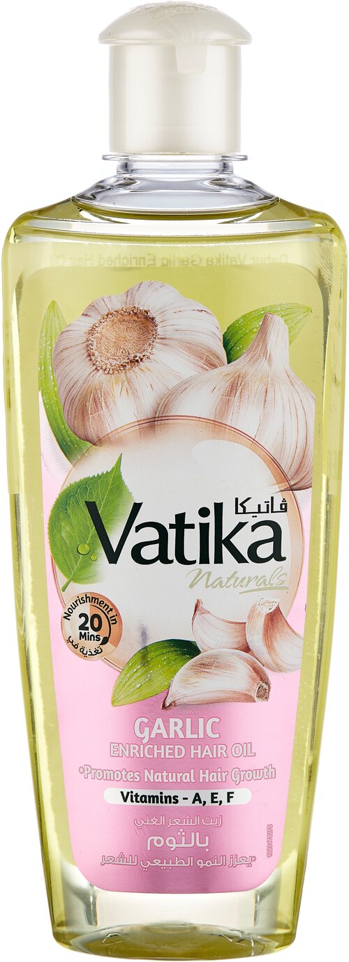 Dabur Vatika Масло для волос, обогащенное чесноком, 200 мл