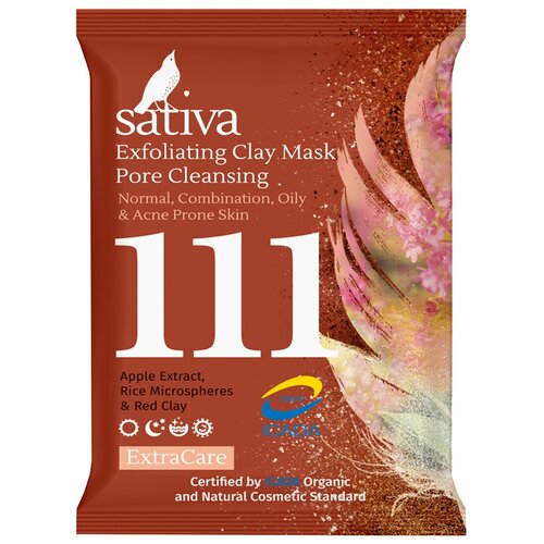 Маска-гоммаж №111 для очищения пор, Sativa