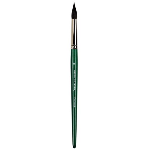 Кисть Green Line VISTA-ARTISTA 90211-16 имитация белки круглая короткая ручка №16