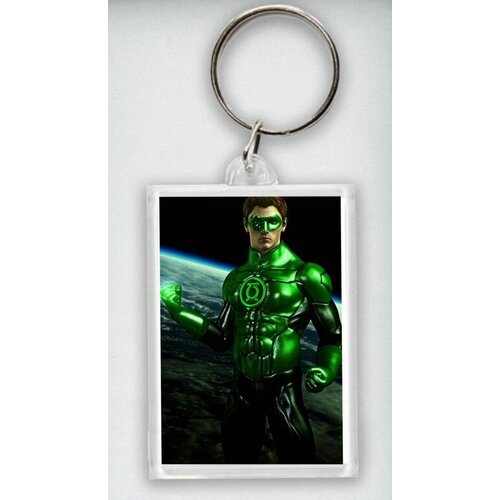 фото Брелок зелёный фонарь, green lantern №6 suvenirof-shop