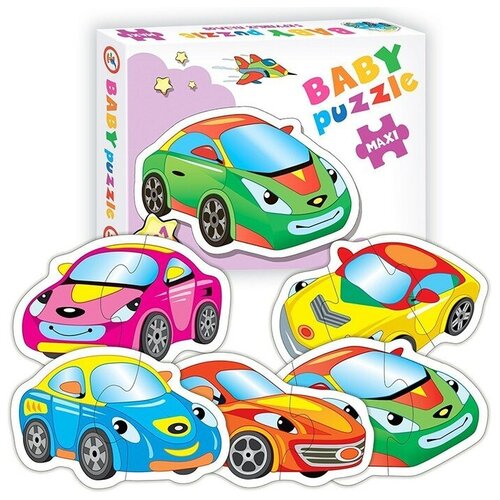 Пазл Baby Puzzle Машинки 4001 Дрофа-медиа пазл дрофа медиа baby puzzle радужные единороги