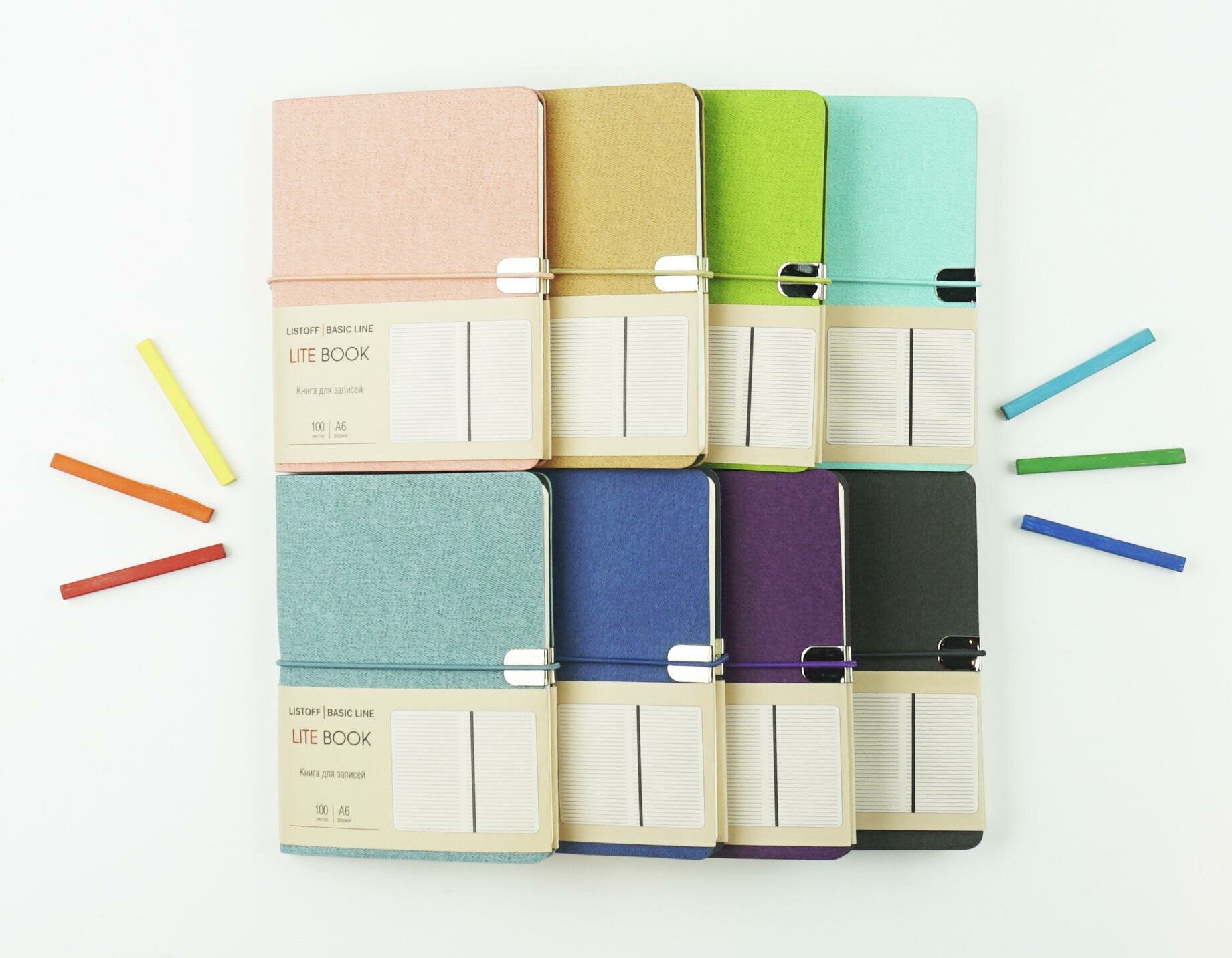 Книга для зап.100л,А6,LITE.Беж,инт,КЗЛТК61003632 Listoff - фото №3