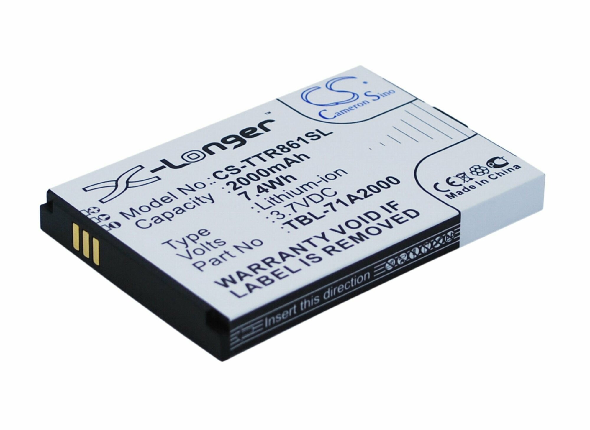 Аккумулятор для TP-Link TBL-71A2000, M7300, TL-TR861, TP-Link роутеров и модемов - CS-TTR861SL от компании Cameron Sino