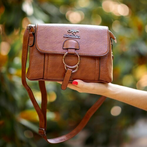 фото Сумка кросс-боди , коричневый bananas