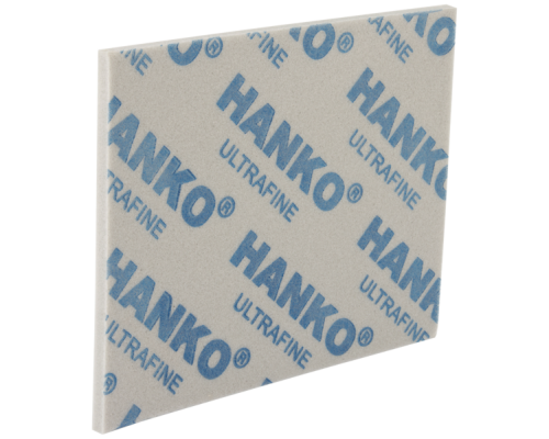 Шлифовальная абразивная губка HANKO SINGLE-SIDED SPONGE PADS WHITE ULTRA FINE P500–P800 114 × 140мм