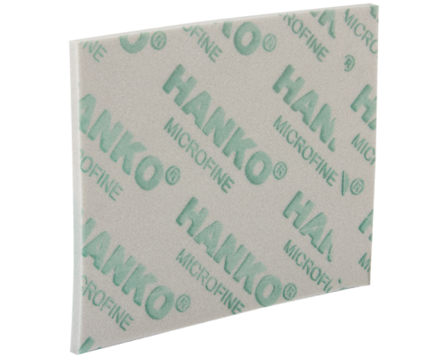 Шлифовальная абразивная губка HANKO SINGLE-SIDED SPONGE PADS WHITE MICRO FINE P1000–P1200 114 × 140мм