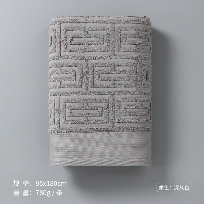180*95 см Большая банная полотенце для отеля 2024 Новое утолщенное чистое хлопковое домашнее банное полотенце для пар оптом