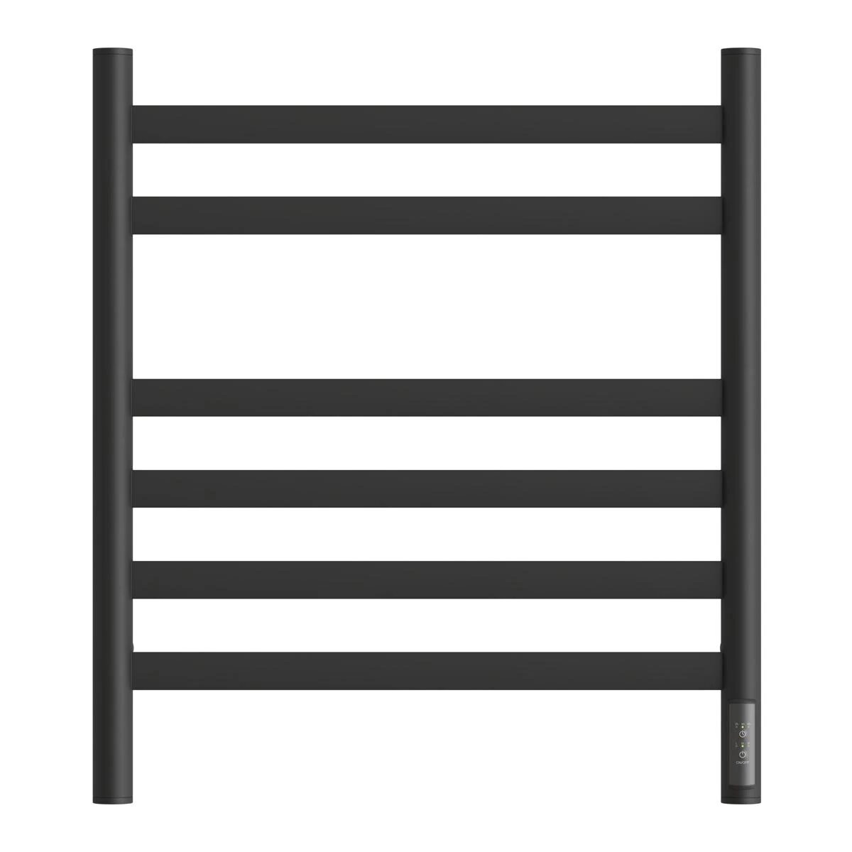 Полотенцесушитель электрический Point селена pn16856b п6 500x600, диммер справа, черный