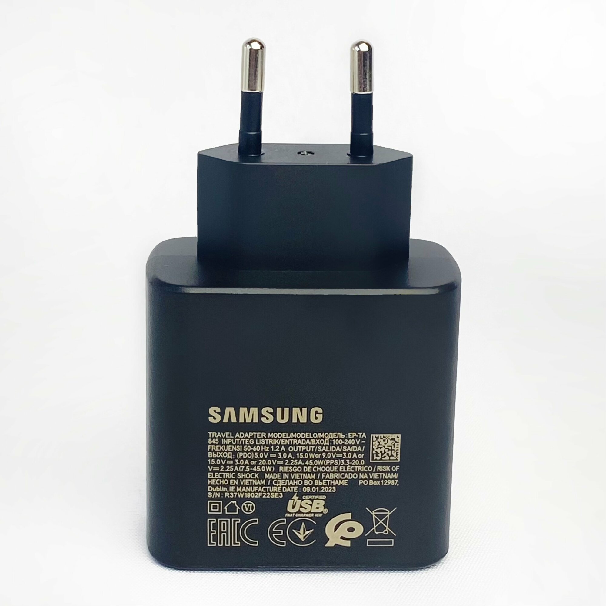 Супер быстрое зарядное устройство Samsung 45W — фото 1