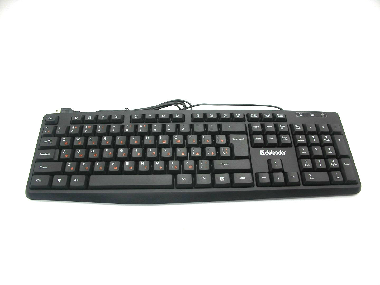 Клавиатура Defender Concept HB-164 USB черная