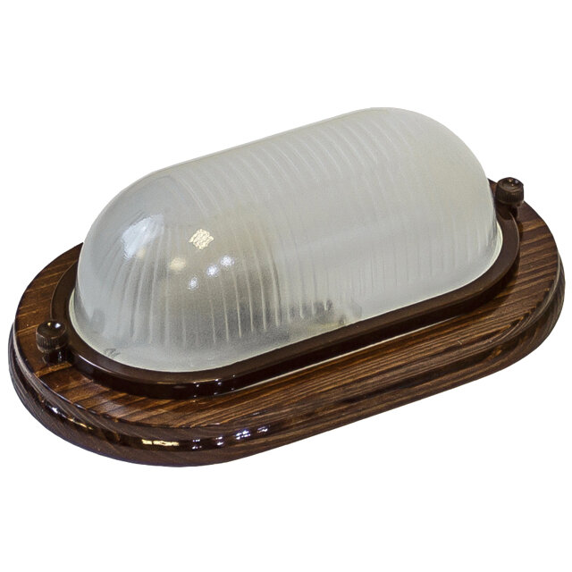 Светильник настенный ВЭП свет Кантри Е27 60Вт IP54 овал венге