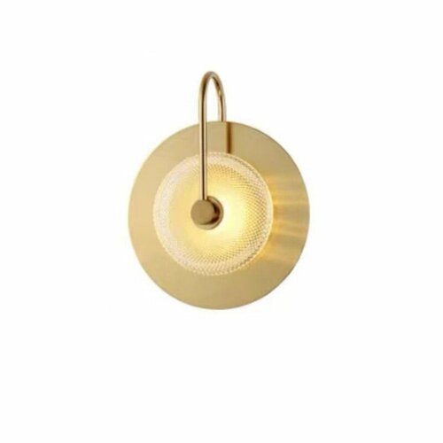 Светильник Скандинавский свет D250мм теплый свет прозрачное стекло кованое железо 2724₽