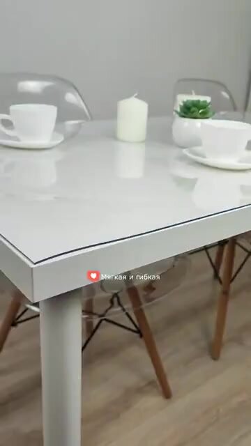 Коврик настольный прозрачный на письменный рабочий стол - 1,2мм120x80см ...
