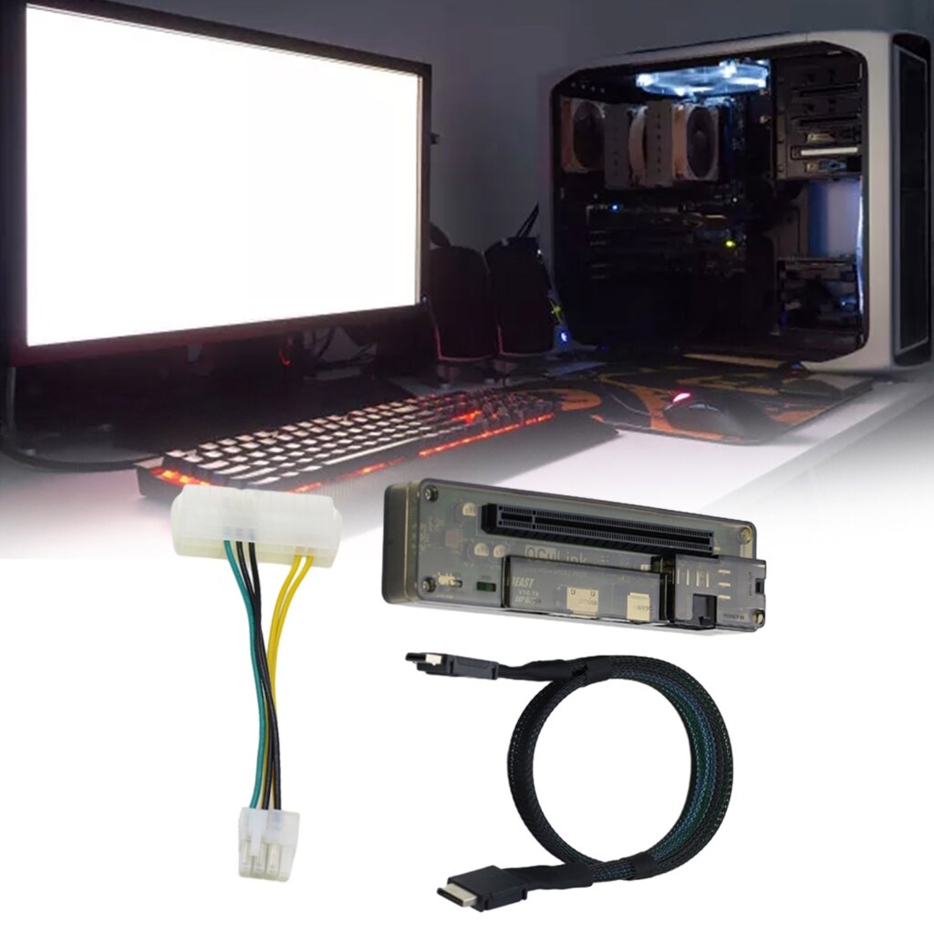 Док-станция для внешней видеокарты ноутбука EXP GDC PCIe 4.0 x4 для видеокарты Graphics M.2 — фото 1