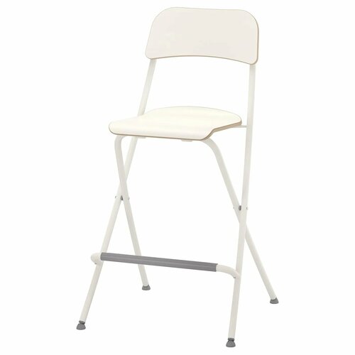 фото Franklin ikea 704.048.75 стул барный складной белый/белый 63 см икеа