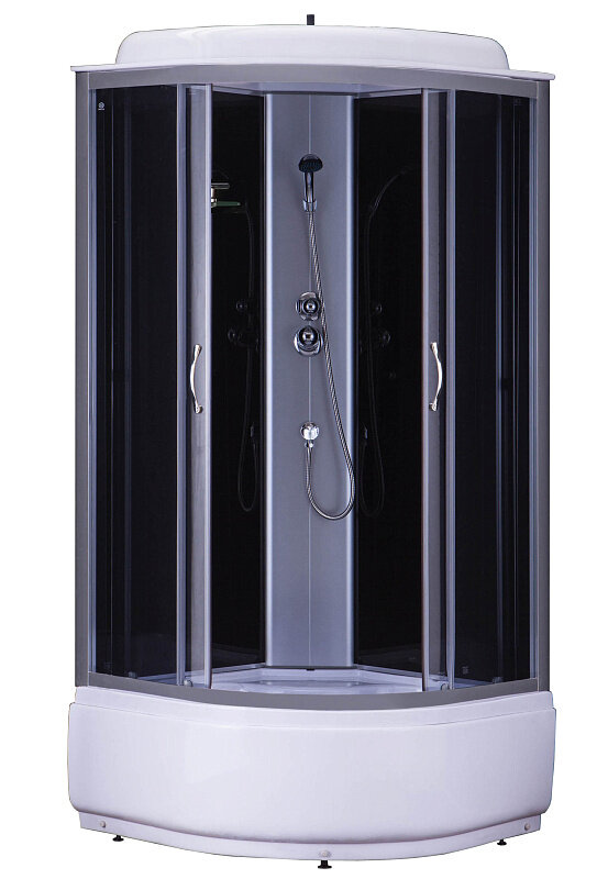 Душевая кабина 90х90 с высоким поддоном Loranto CS-6690 G 90*90*215
