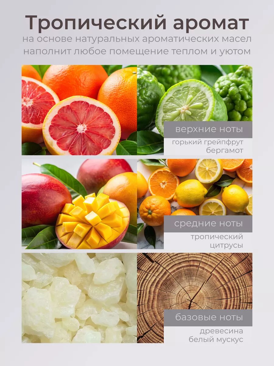 Набор диффузоров Airlab Home, с палочками, аромат манго, 50мл, 2шт — фото 1