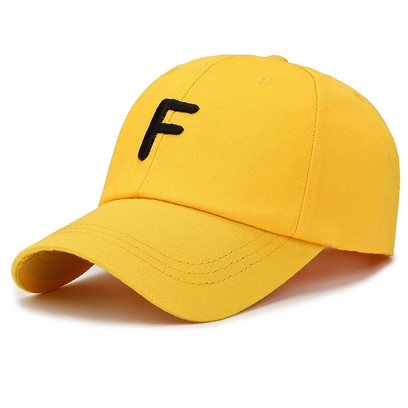 Бейсболка L-1-615 мужская женская желтая регулируемая для спорта и отдыха
