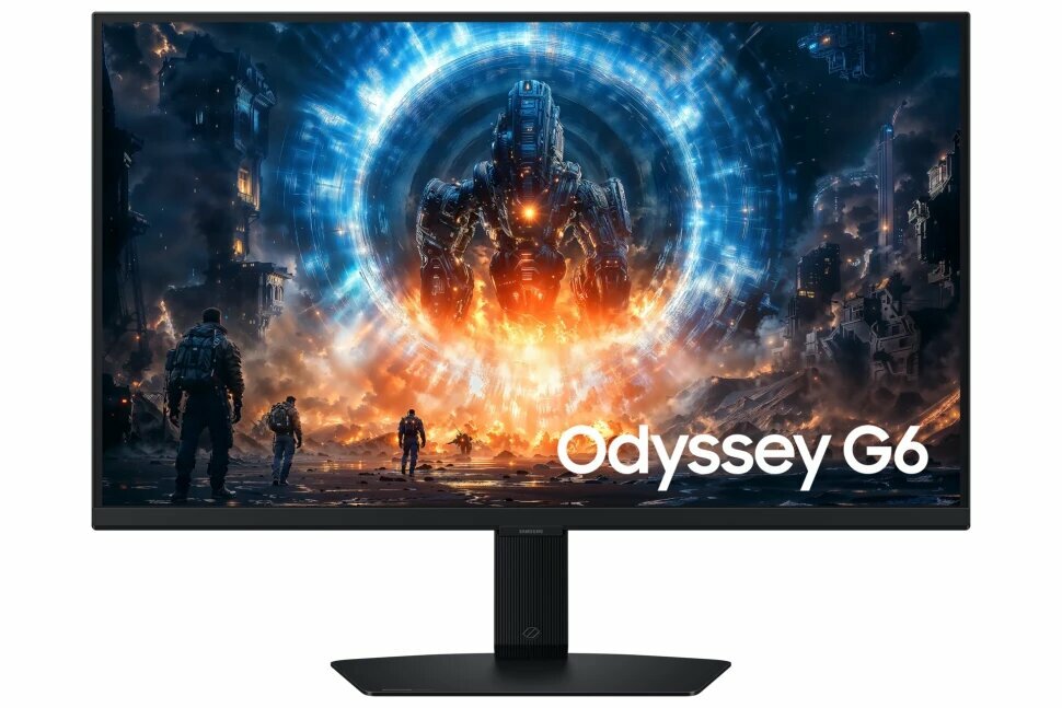 27" Монитор Samsung Odyssey G6 S27FG606EI, 2560x1440, 350 Гц, IPS, 1000:1, 350 Кд/м², черный