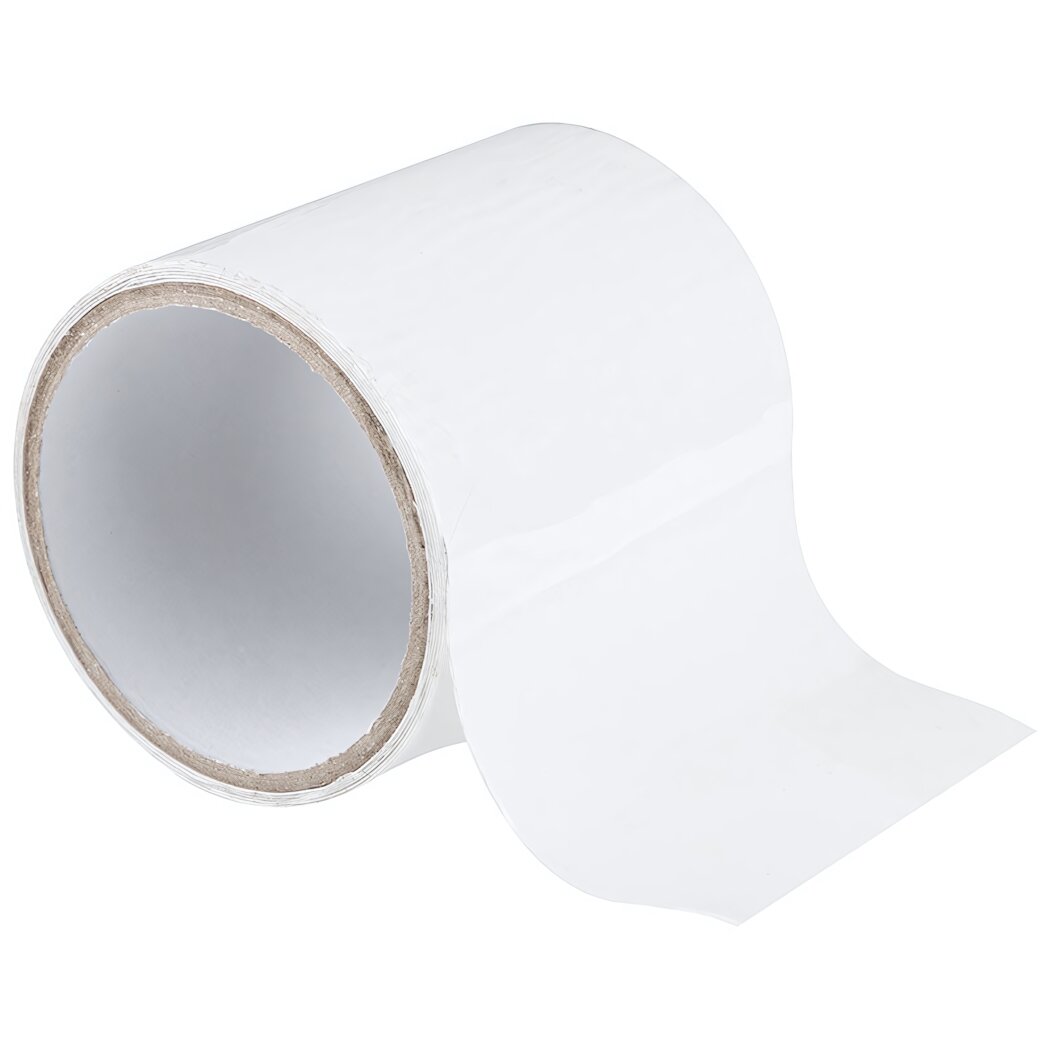 Лента клейкая 10см × 15м сверхсильная белая – надёжная фиксация без следов