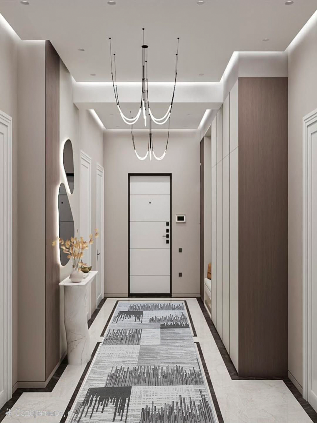 Ковер Kamalak Tekstil "Beige-Gray", полипропилен, 1 м x 1,5 м