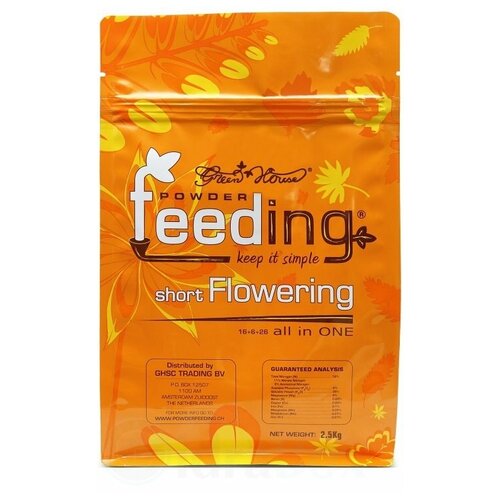 удобрение green house powder feeding short flowering 1000 гр 1 кг Удобрение Powder Feeding Short Flowering 2.5 кг