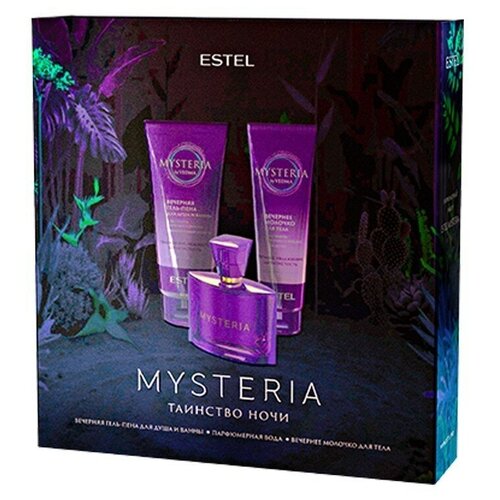 фото Estel estel, mysteria - парфюмерный набор "таинство ночи" (парфюм, гель-пена, молочко)
