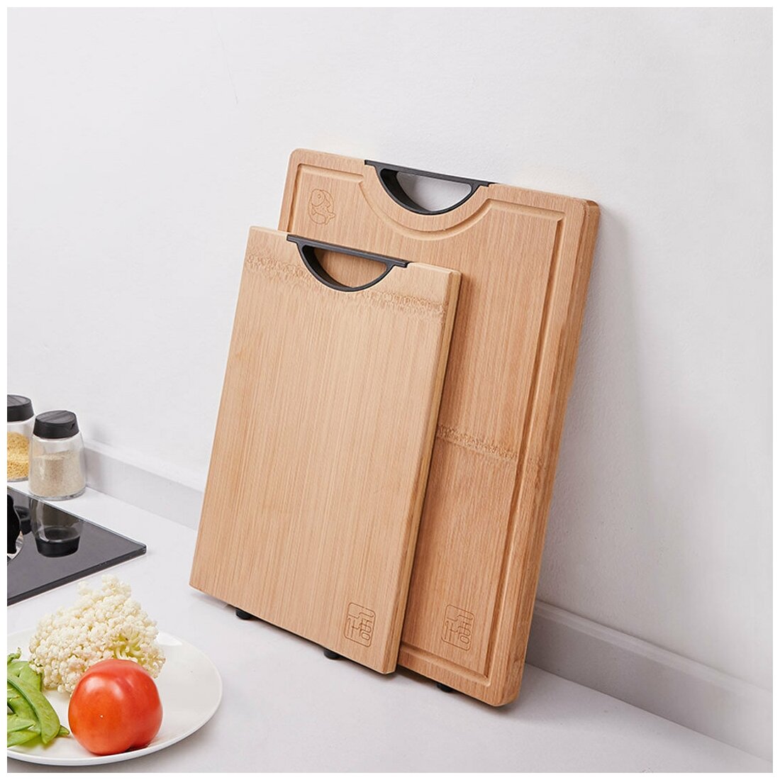 Разделочная доска из бамбука Xiaomi Whole Bamboo Cutting Board Large - фотография № 7