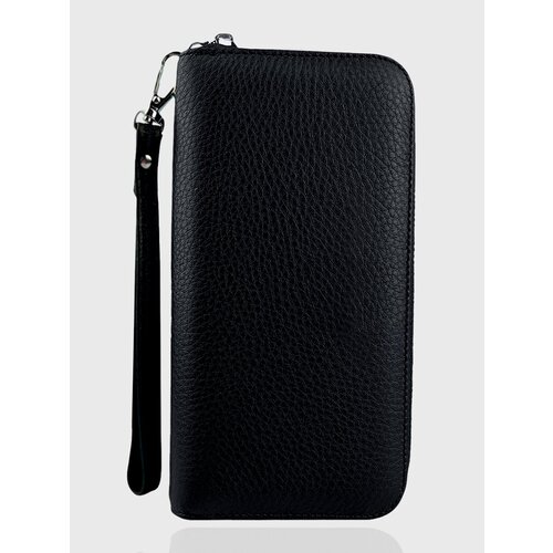 фото Черный кожаный кошелек бумажник портмоне мужской musthavecase