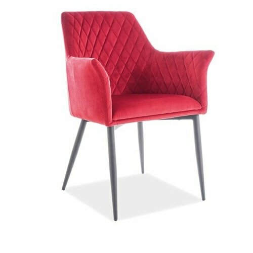 фото Стул signal sergio velvet, бордовый