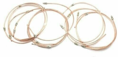 фото Комплект тормозных трубок для УАЗ 452 Буханка, медные (12 шт.)