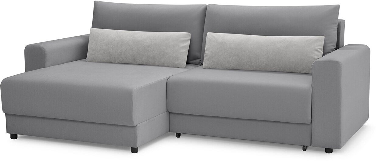 Угловой диван-кровать Hoff Таун, универсальный угол, цвет серый