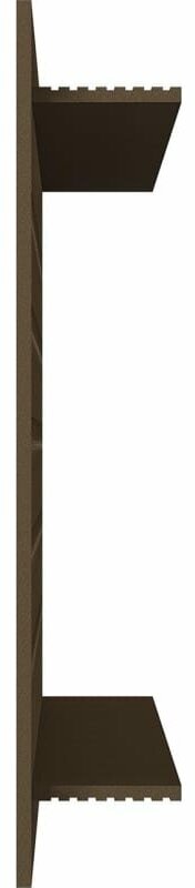 решетка вентиляционная переточная 480*80мм, 1шт, коричневая, 4808dp al dark bronze, эра ERA - фото №12