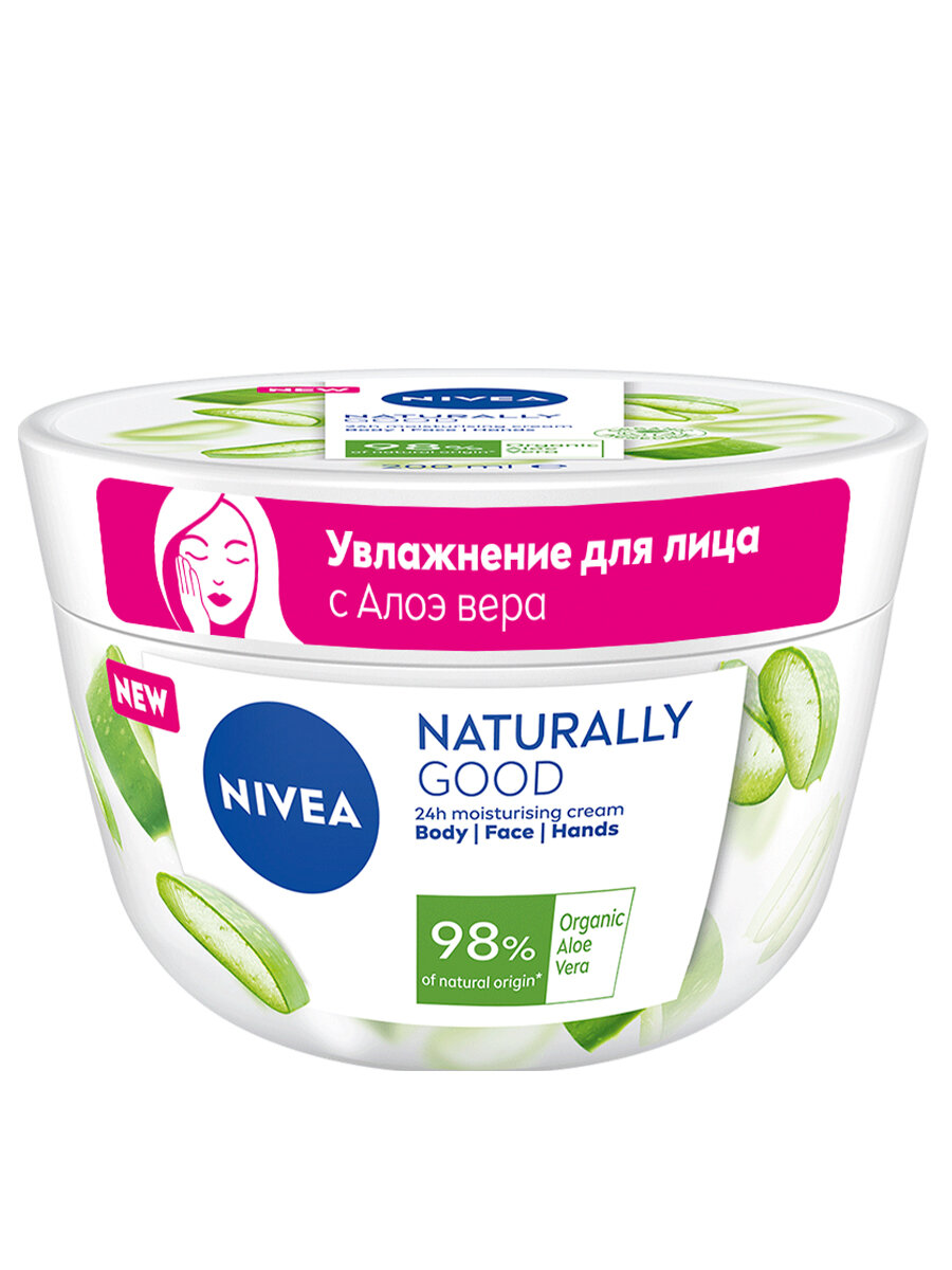 NIVEA крем для лица и тела Naturally Good