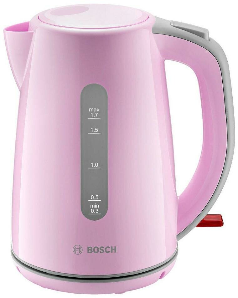 Чайник электрический Bosch TWK7500K 2400 Вт розовый 1.3 л пластик