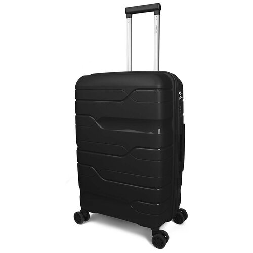 фото Ударопрочный чемодан из полипропилена с расширением размер m impreza