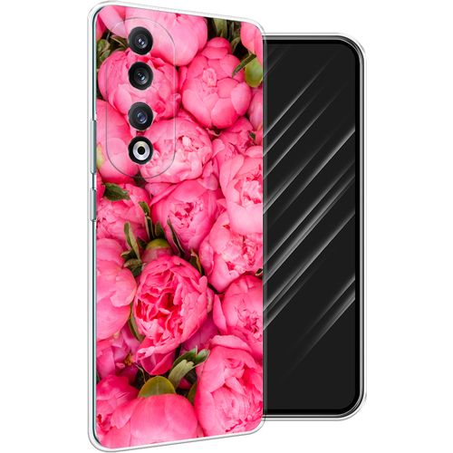 Силиконовый чехол на Honor 90 Pro / Хонор 90 Про Прекрасные пионы силиконовый чехол на honor 80 pro хонор 80 про прекрасные пионы