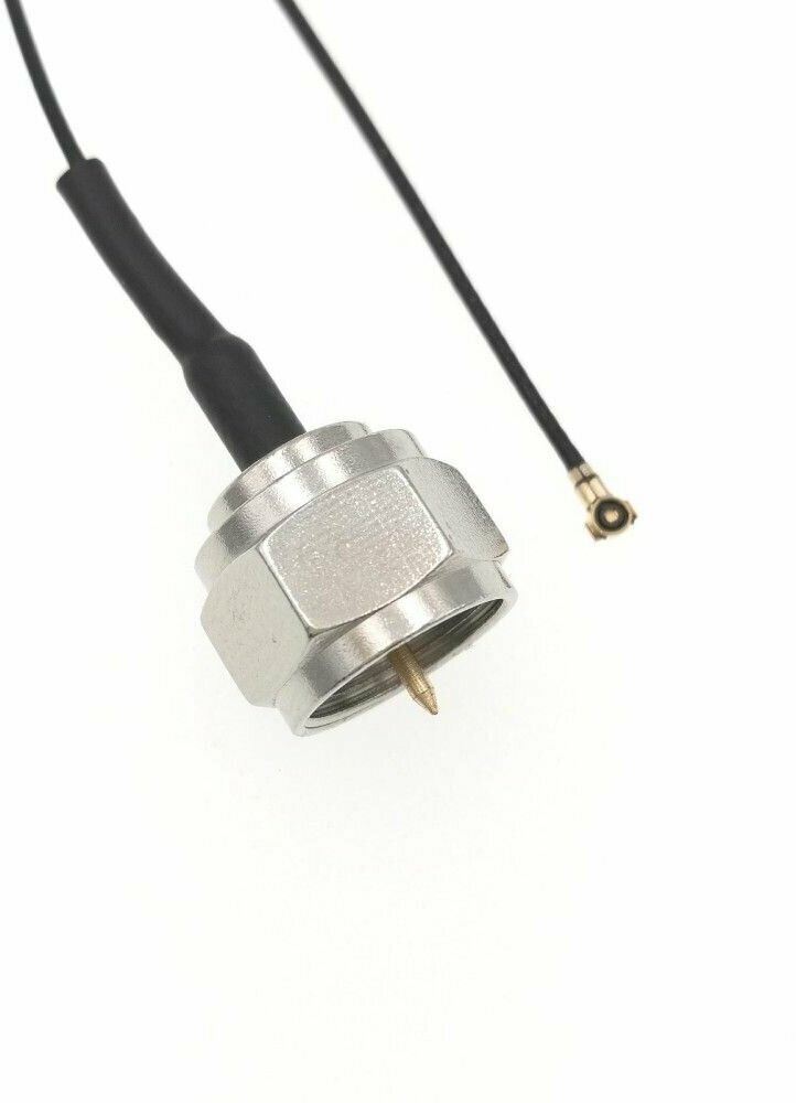 Антенный адаптер для модема-роутера (пигтейл) IPEX4(MHF4)-F(male) кабель RF081 15см.