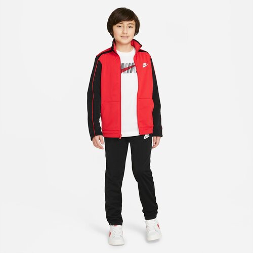 Костюм NIKE для мальчиков, олимпийка и брюки, размер XL(158-170), красный, черный