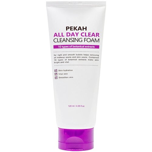 Pekah~Деликатная пенка для глубокого очищения~All Day Clear Cleansing Foam