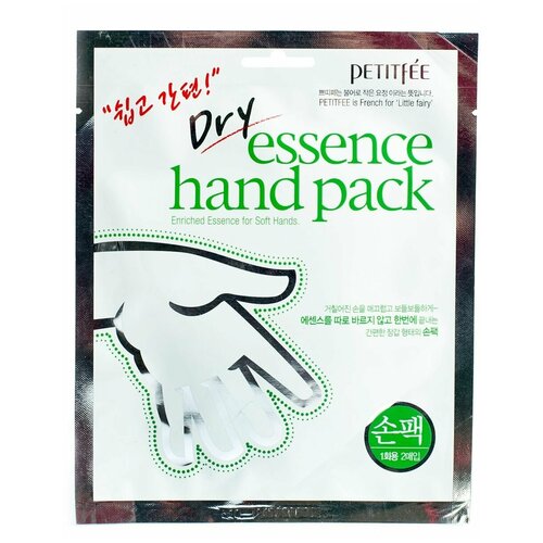 Petitfee Dry Essence Hand Pack Увлажняющая питательная маска для рук 23мл.