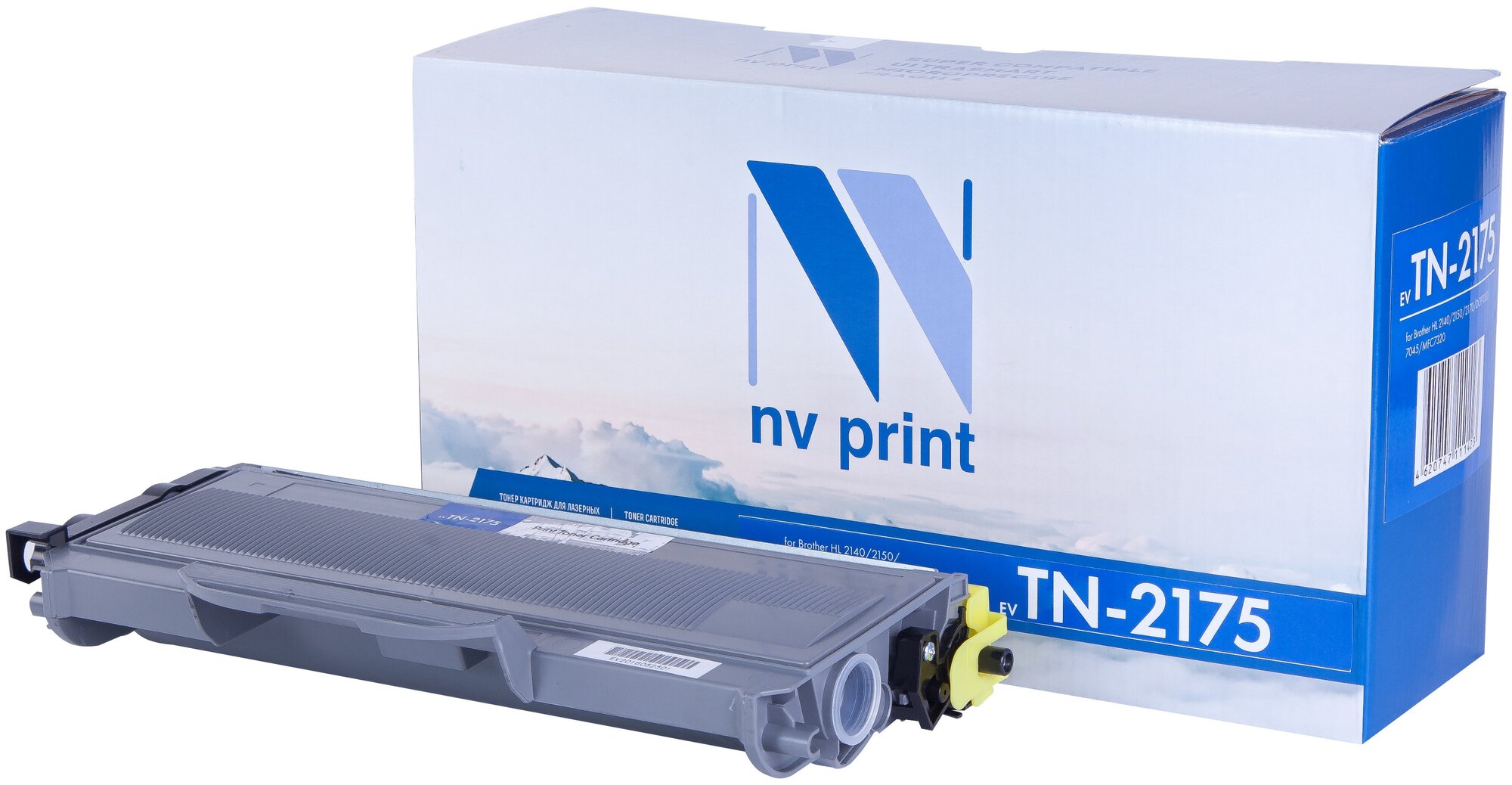 Картридж NV Print совместимый TN-2175T для Brother HL-2140R/2142/2150NR/ 2170WR/DCP-7030R/7032/7040/ 7045NR/MFC-7320R/7440NR/7840WR {44718}