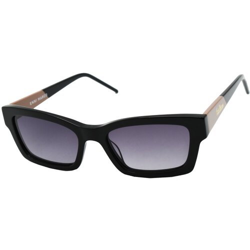 фото Солнцезащитные очки enni marco, прямоугольные, градиентные, с защитой от уф, для женщин, черный