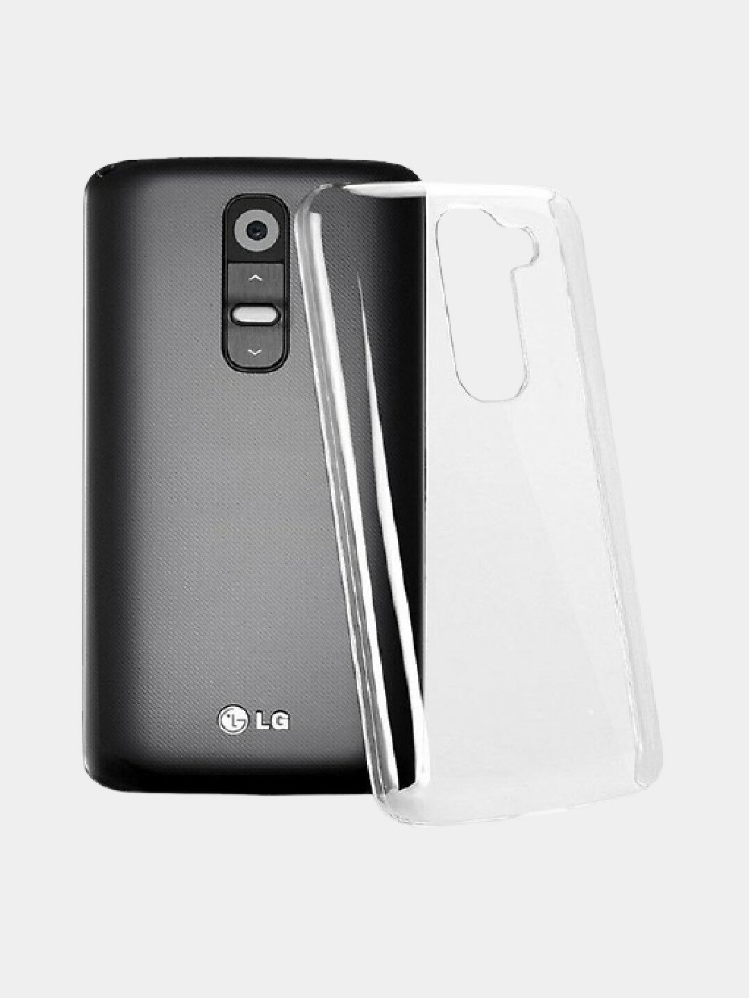 Чехол силиконовый для LG G2 D802 TPU (Прозрачно-матовый)