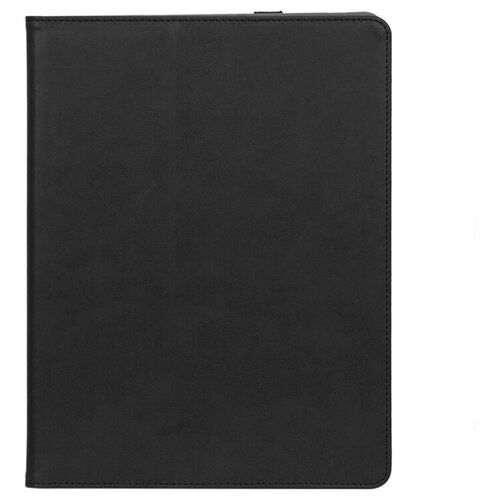 Чехол MyPads для Apple iPad Pro 12.9 2020/ 2021 (MHNF3 /K3 /Q3) (MHR83 /43 /E3) (MXFA2MY2J2MXAU2) с визитницей и держателем для руки черный натуральная кожа Prestige бизнес класса